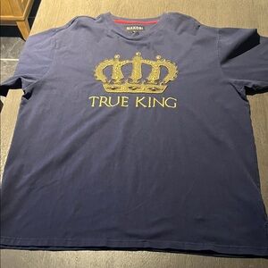 True King Navy Blue Men’s T-Shirt